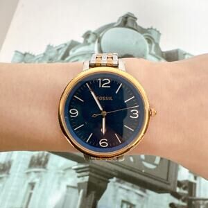 Fossil ES4925 Monroe Quartz Blue Dial Women's Watch